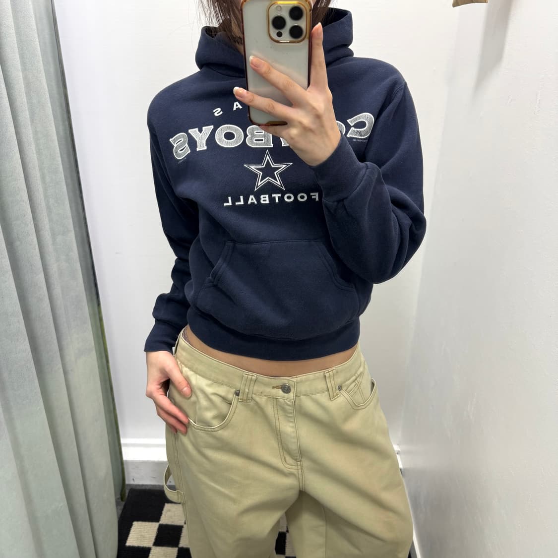 Lee 네이비 프린팅 후드티 상품이미지2