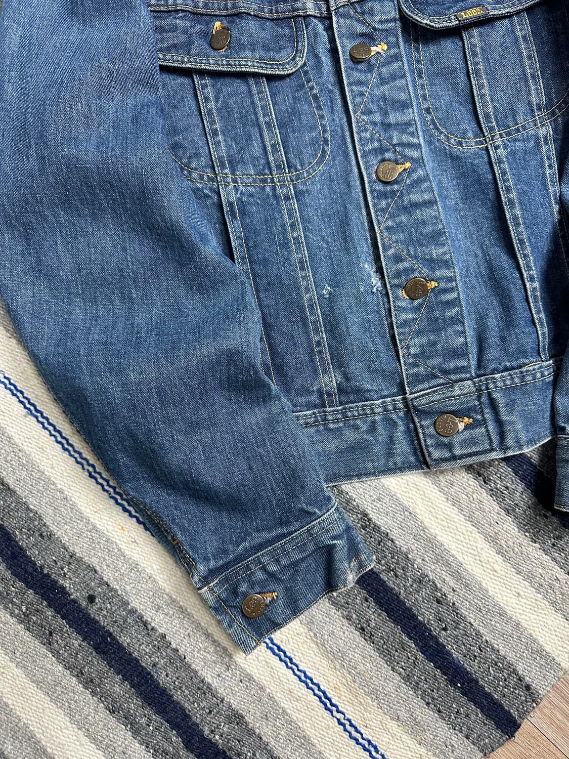 70s Lee 220-J Denim Jacket 상품이미지3