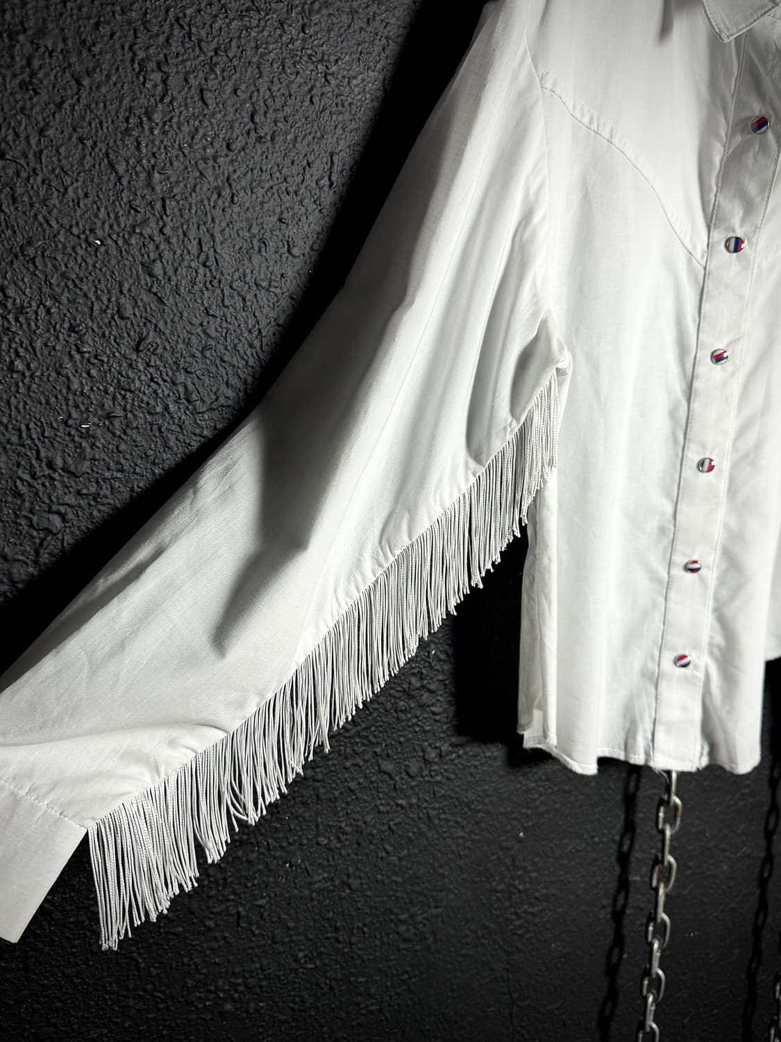 Custom Made by Linda Powers – White Frin 상품이미지3