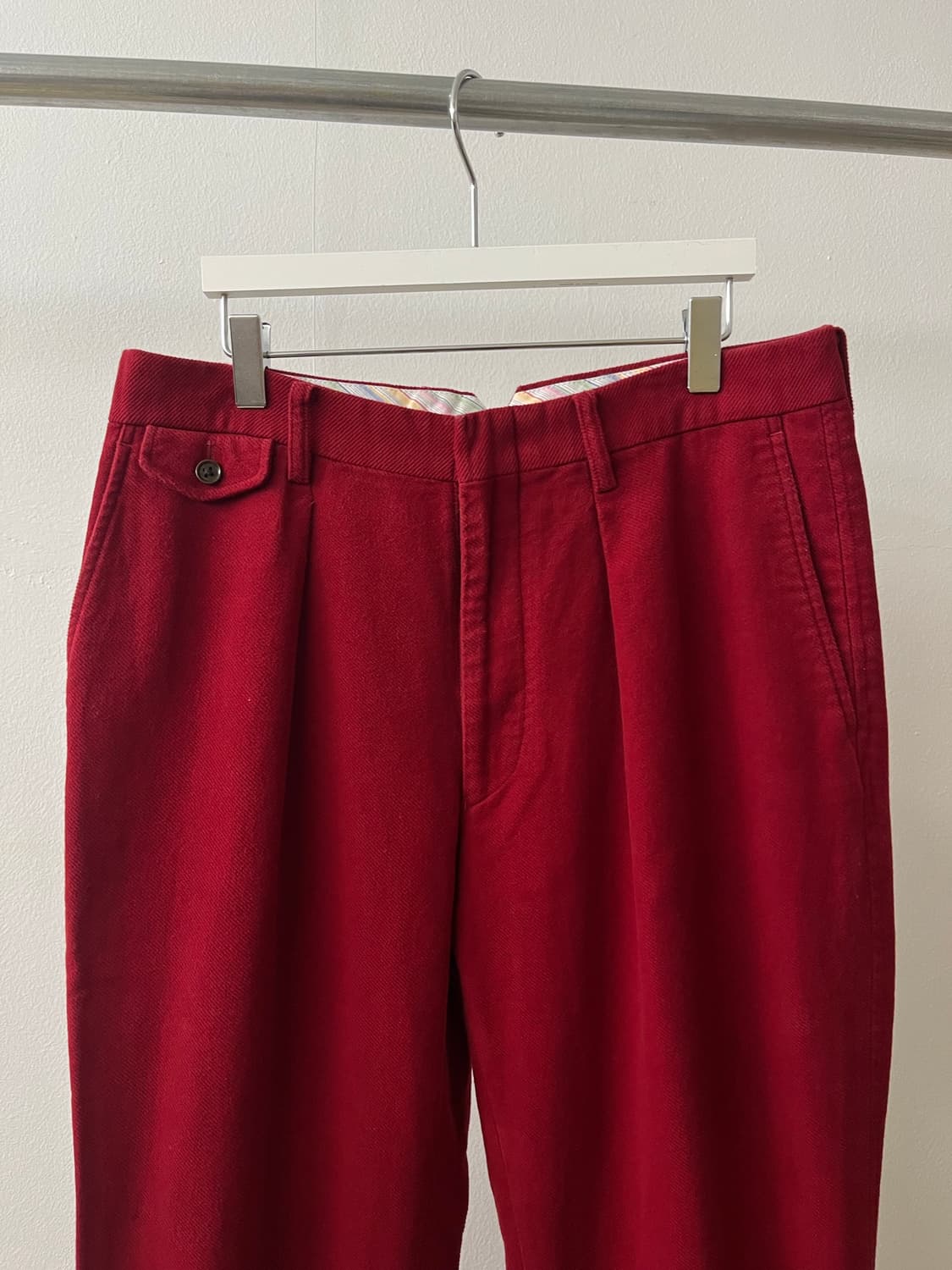 알렉산더 줄리안 빈티지 코튼 핀턱 팬츠 상품이미지4