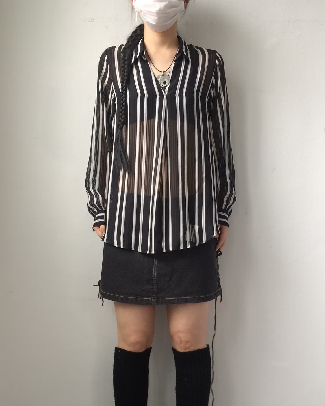Stripe pattern blouse 상품이미지5