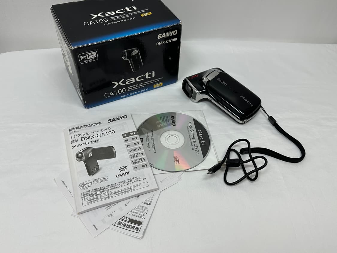 산요 작티 빈티지 캠코더 CA100 블랙 상품이미지8