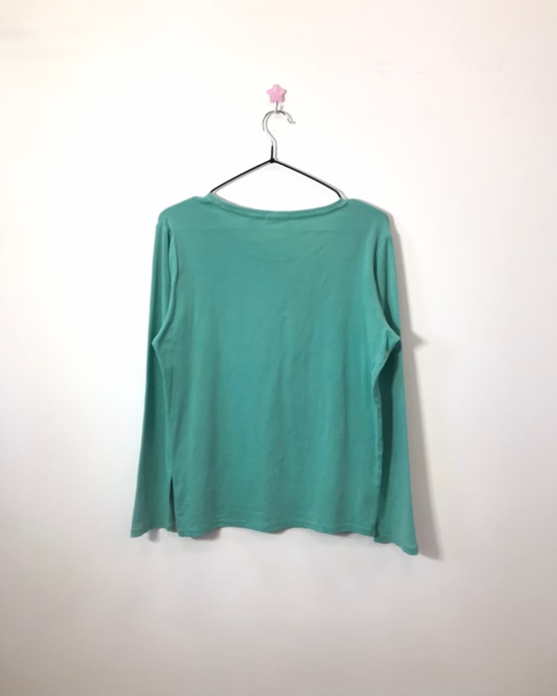 'UNIQLO' Mint Long Sleeve T-Shirt 상품이미지2