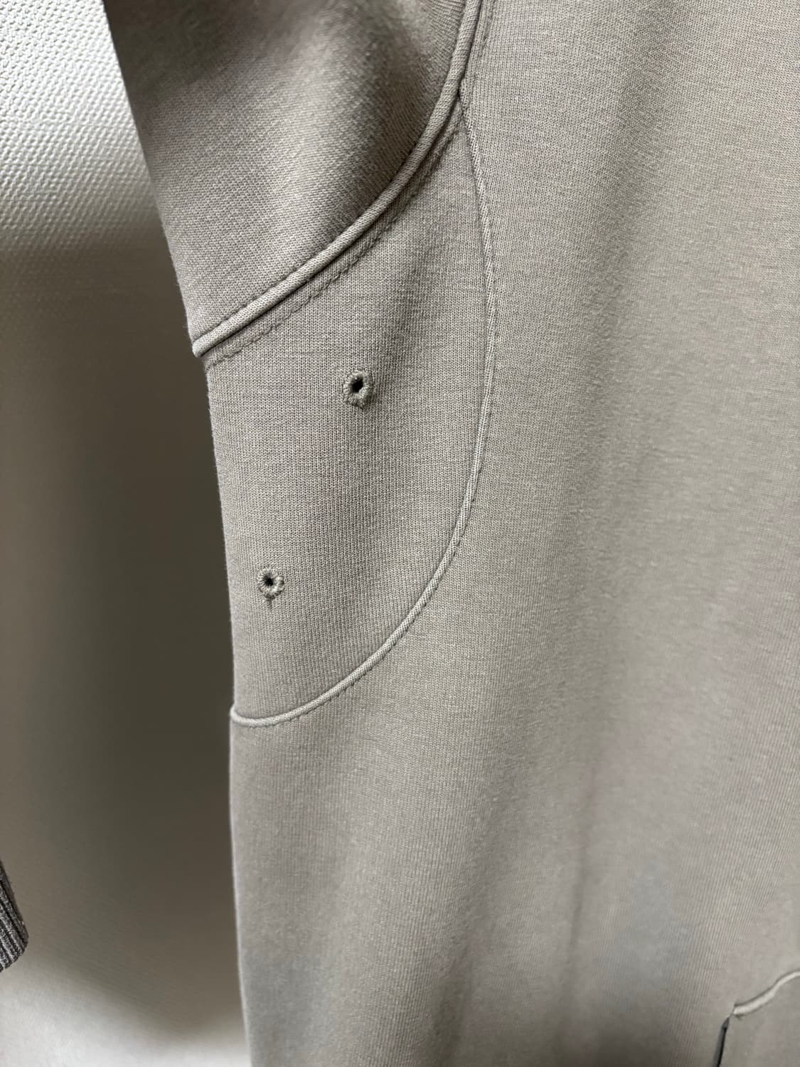 23SS)지제로 송지오 오버핏 트윈팬서 스트링후드105/그레이 상품이미지6