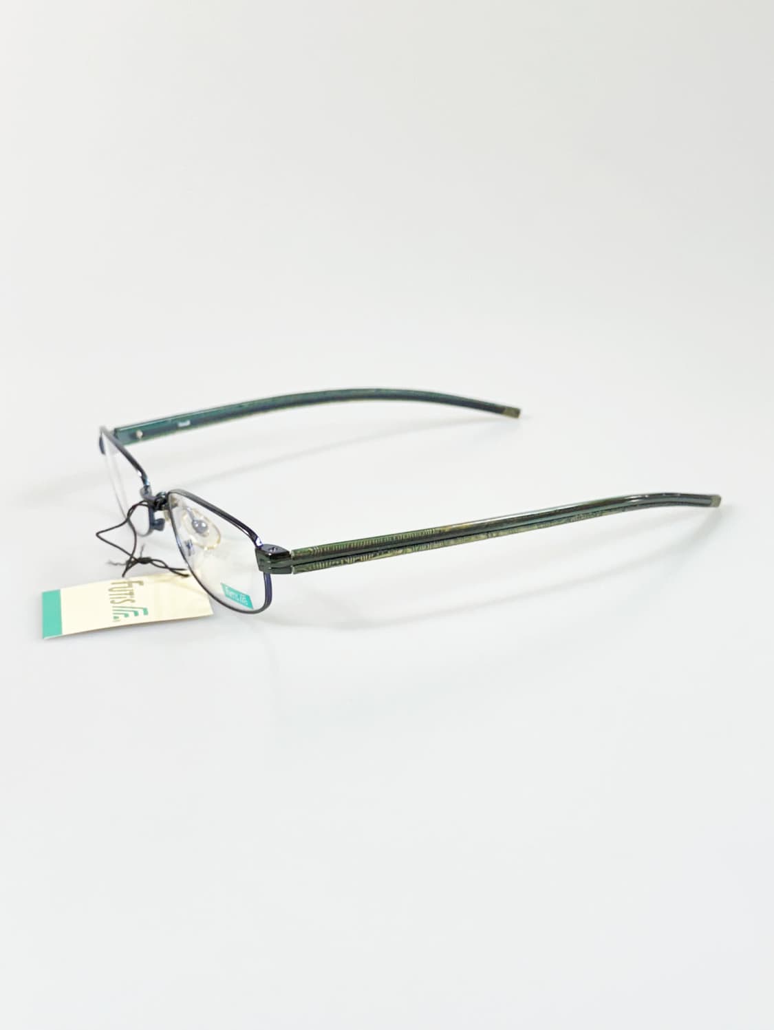 90s FUTIS 슬림 메탈 오벌 프레임 빈티지 안경 상품이미지3