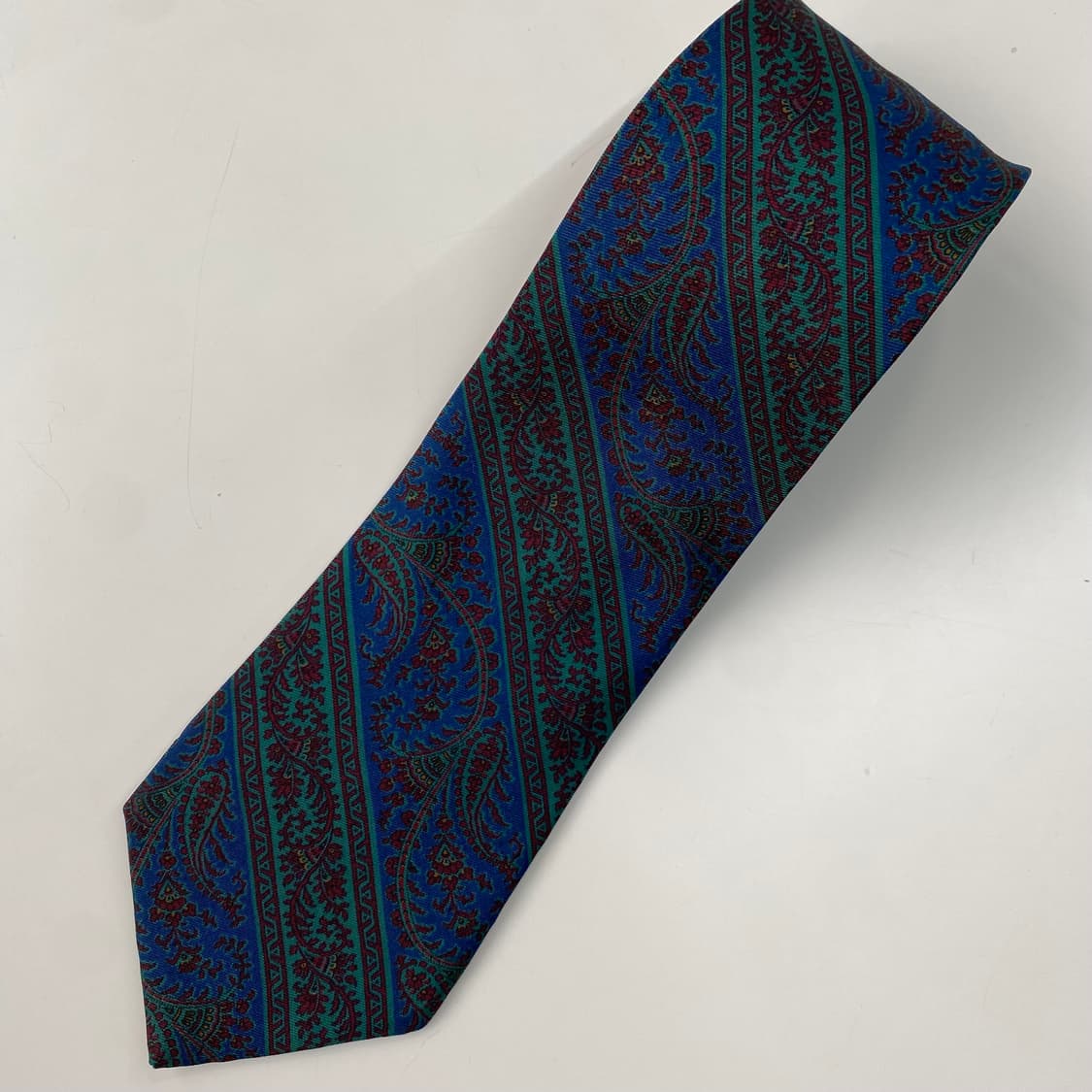 랑방 페이즐리 정품 명품넥타이 (LANVIN) 8.3cm 상품이미지6