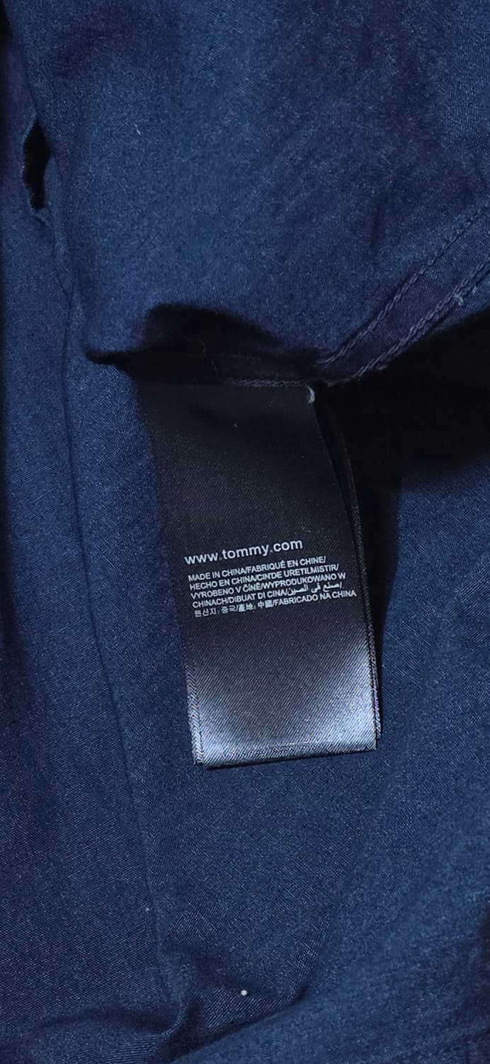 타미힐피거 리얼 인디고 남방 L 네이비 상품이미지4