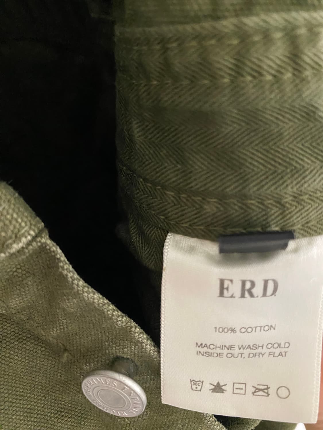 24ss ERD distressed jumpsuit olive green 상품이미지6