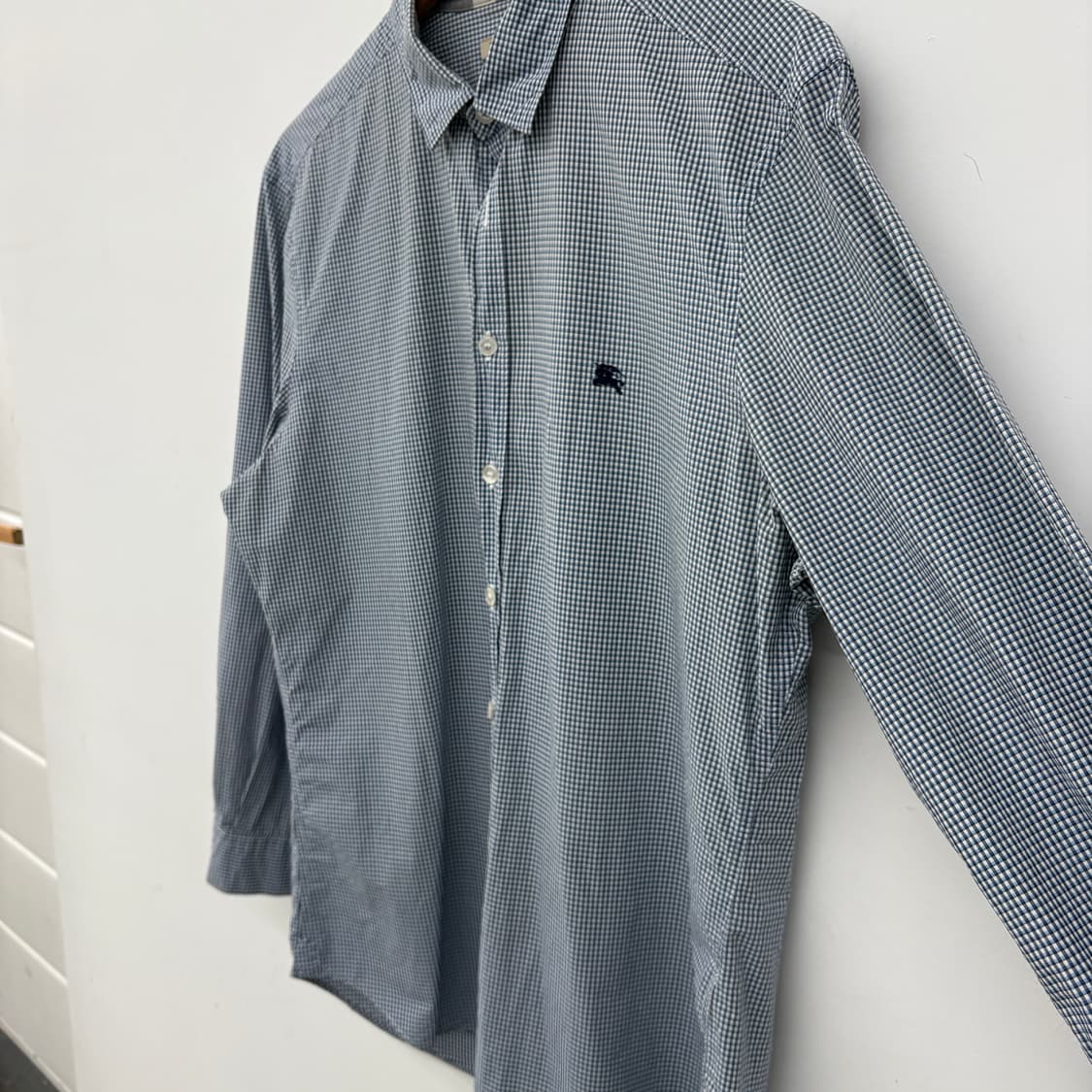 버버리 블루 라벨 체크 셔츠 남성 L 상품이미지3