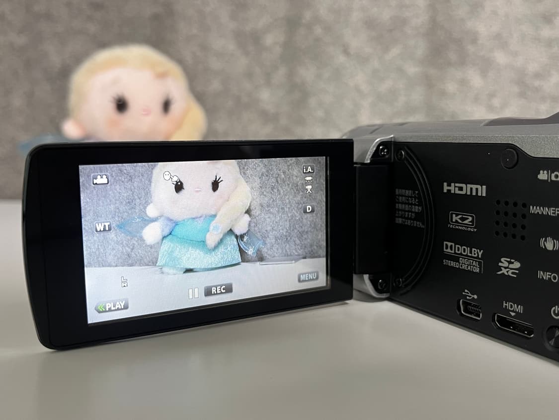 미사용 보관품/ jvc gz hm177 빈티지 캠코더 실버 상품이미지8