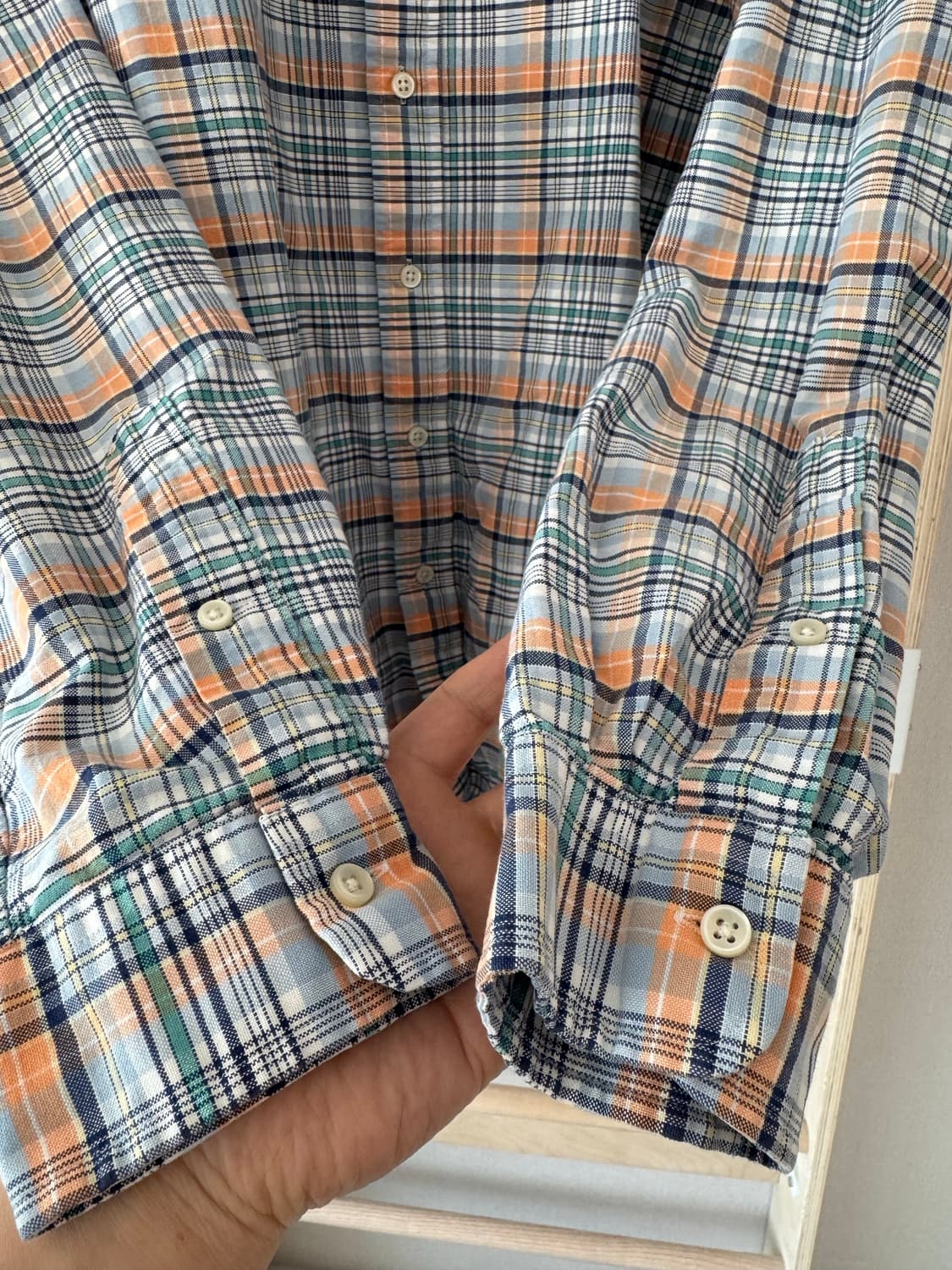 폴로 멀티포니 옥스포드 체크 셔츠 상품이미지6