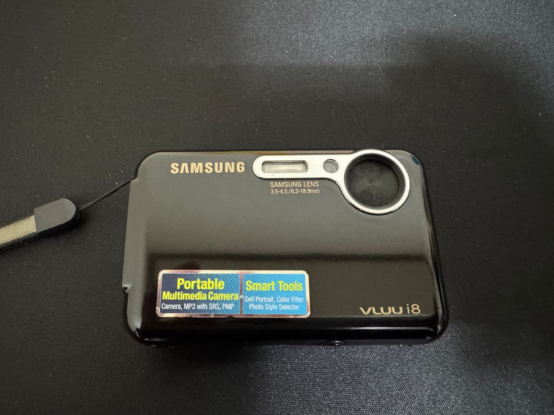 [NCT 재민 디카] 삼성 vluu i8 블랙디카 상품이미지1