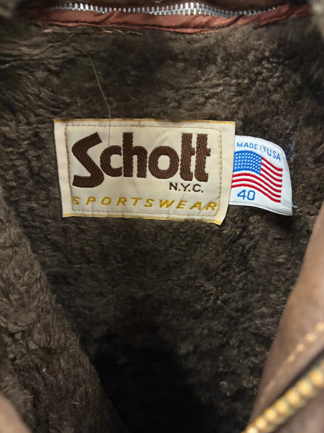 Schott사의 G-1 항공 가죽 자켓 100 상품이미지4