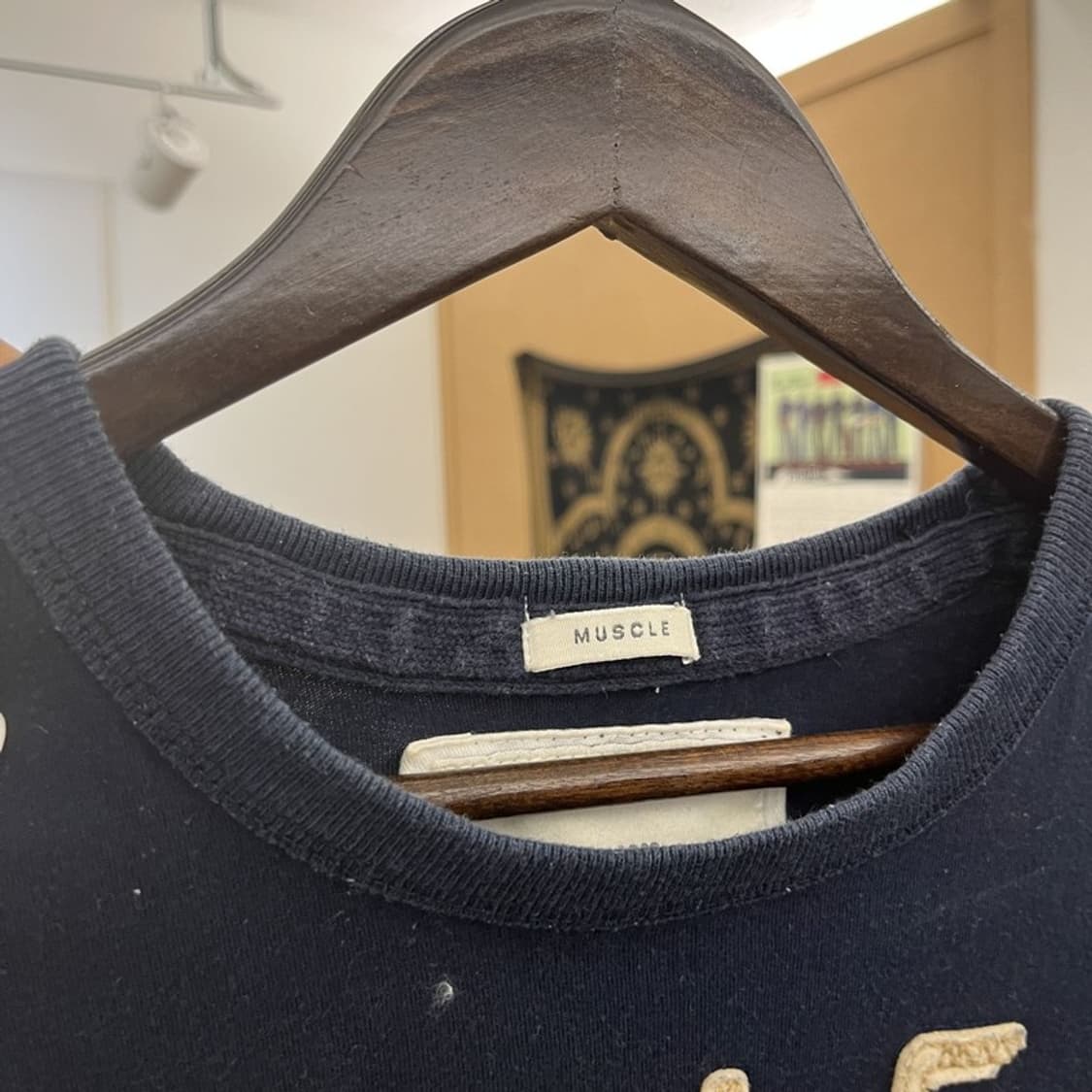 아베크롬비 빈티지 레트로 데미지로고 반팔티 L C11106 상품이미지8