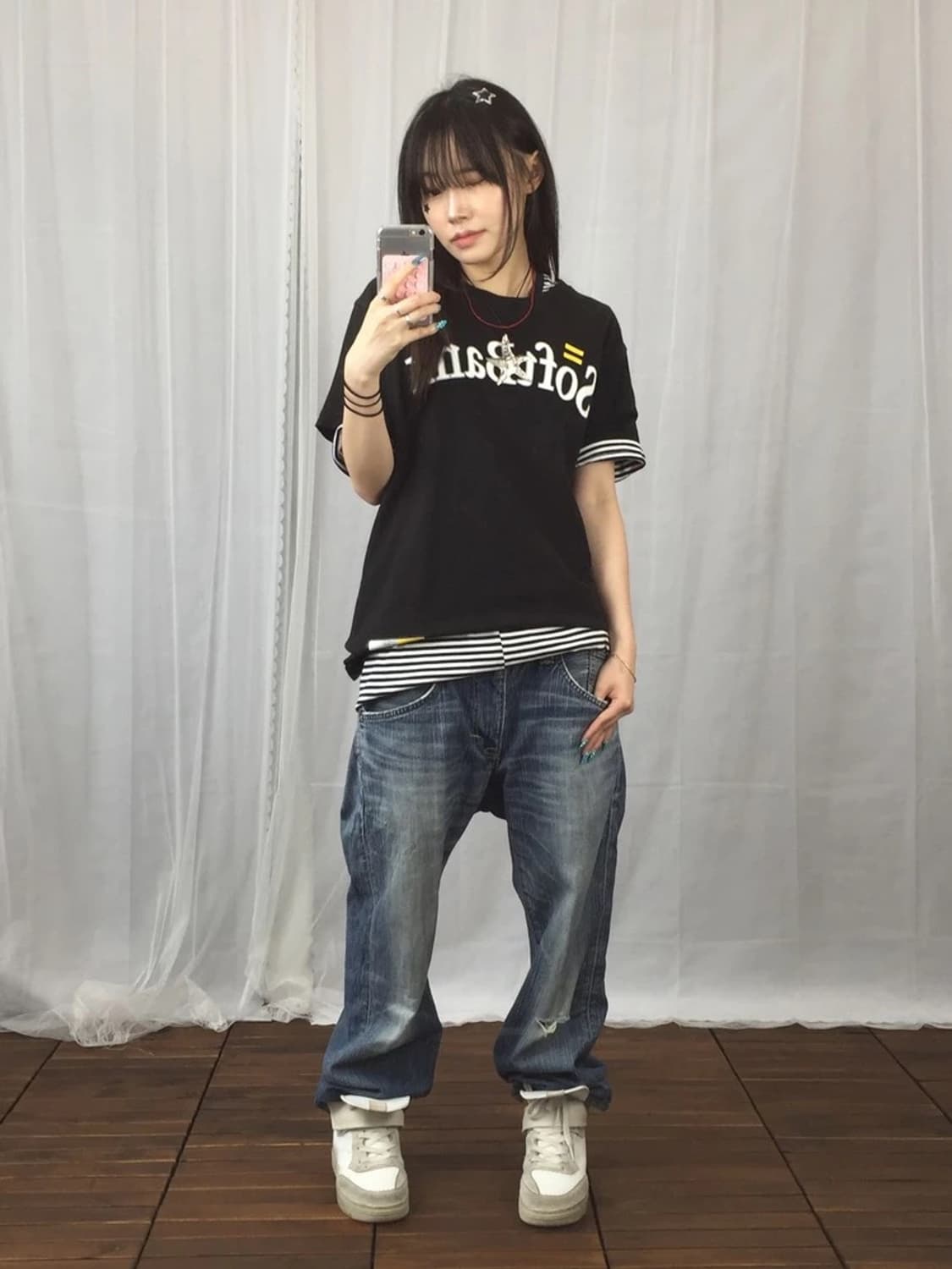 Majestic SoftBank Hawks Logo Tee 상품이미지1