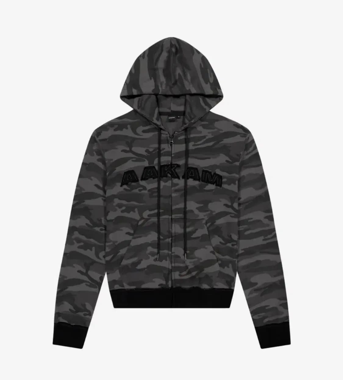 아캄 카모 후드집업 블랙 (2) 상품이미지1