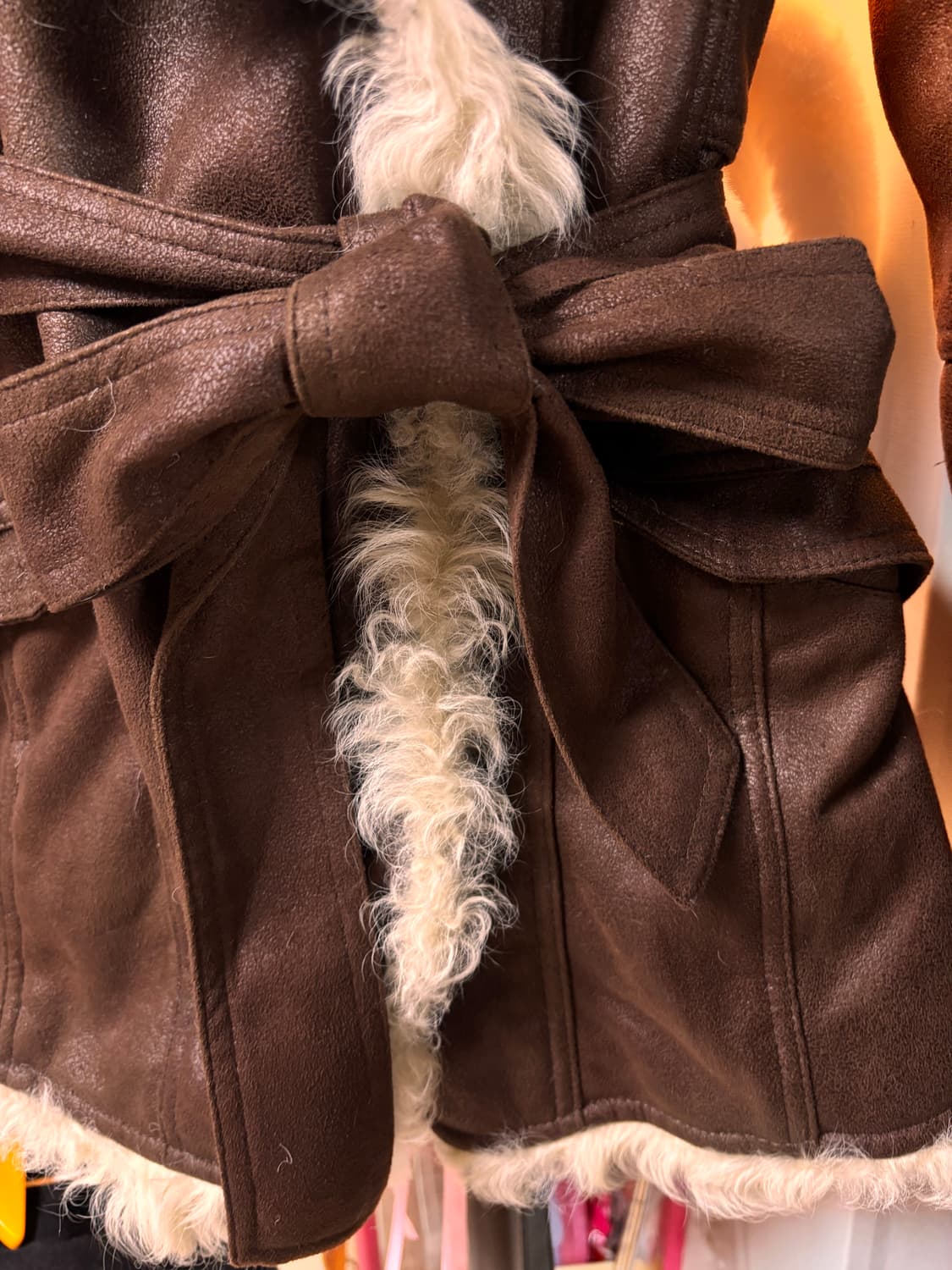 갸루 y2k 오네갸루 퍼 아우터 상품이미지4