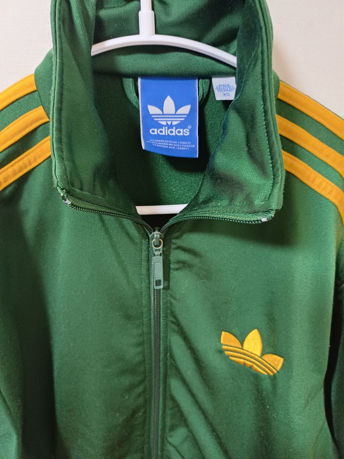 아디다스 그린/옐로우 파이어버드 트랙탑 상품이미지2