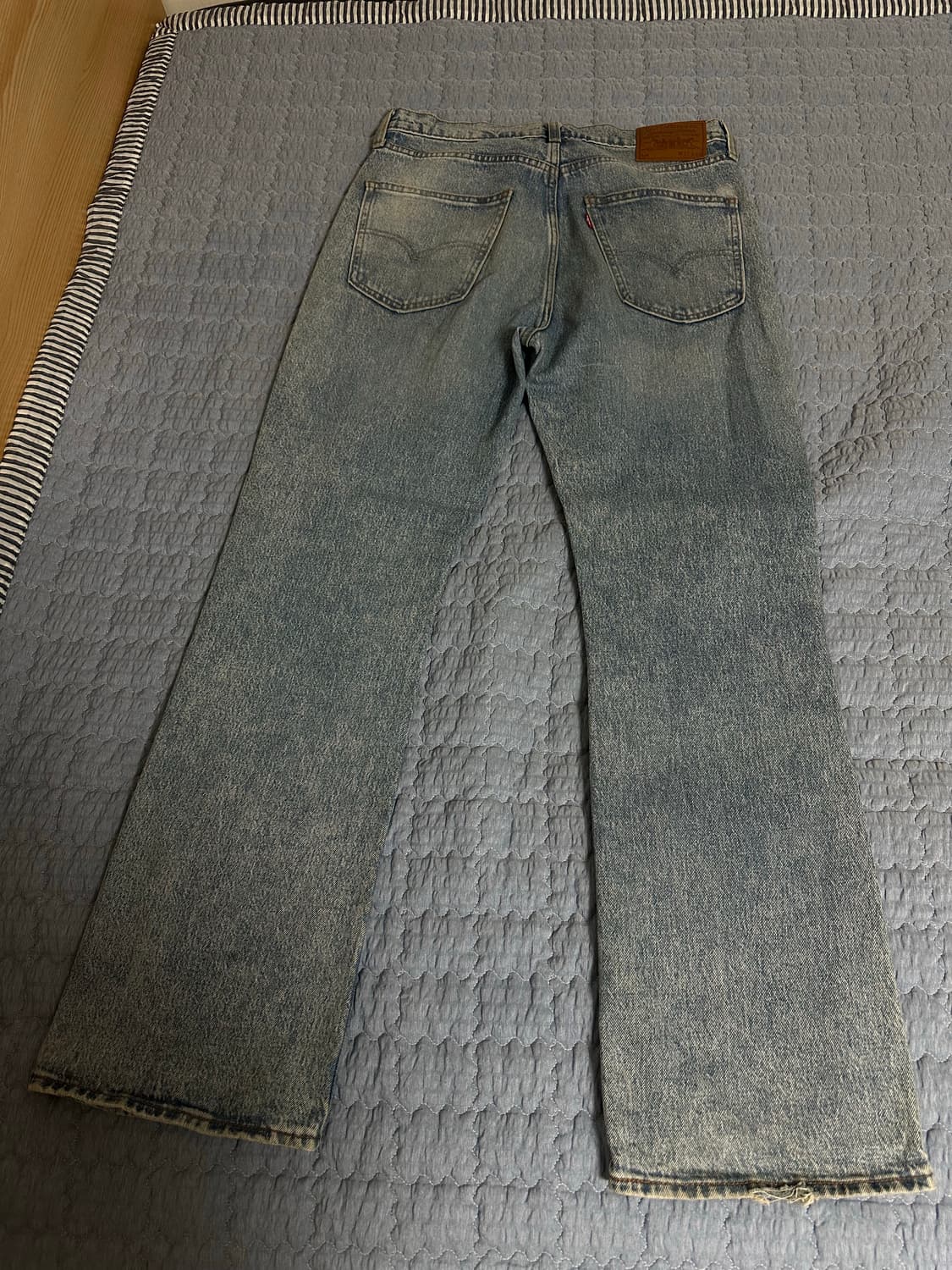 [32] 리바이스 쏘 하이 연청 부츠컷 플레어 진 상품이미지2