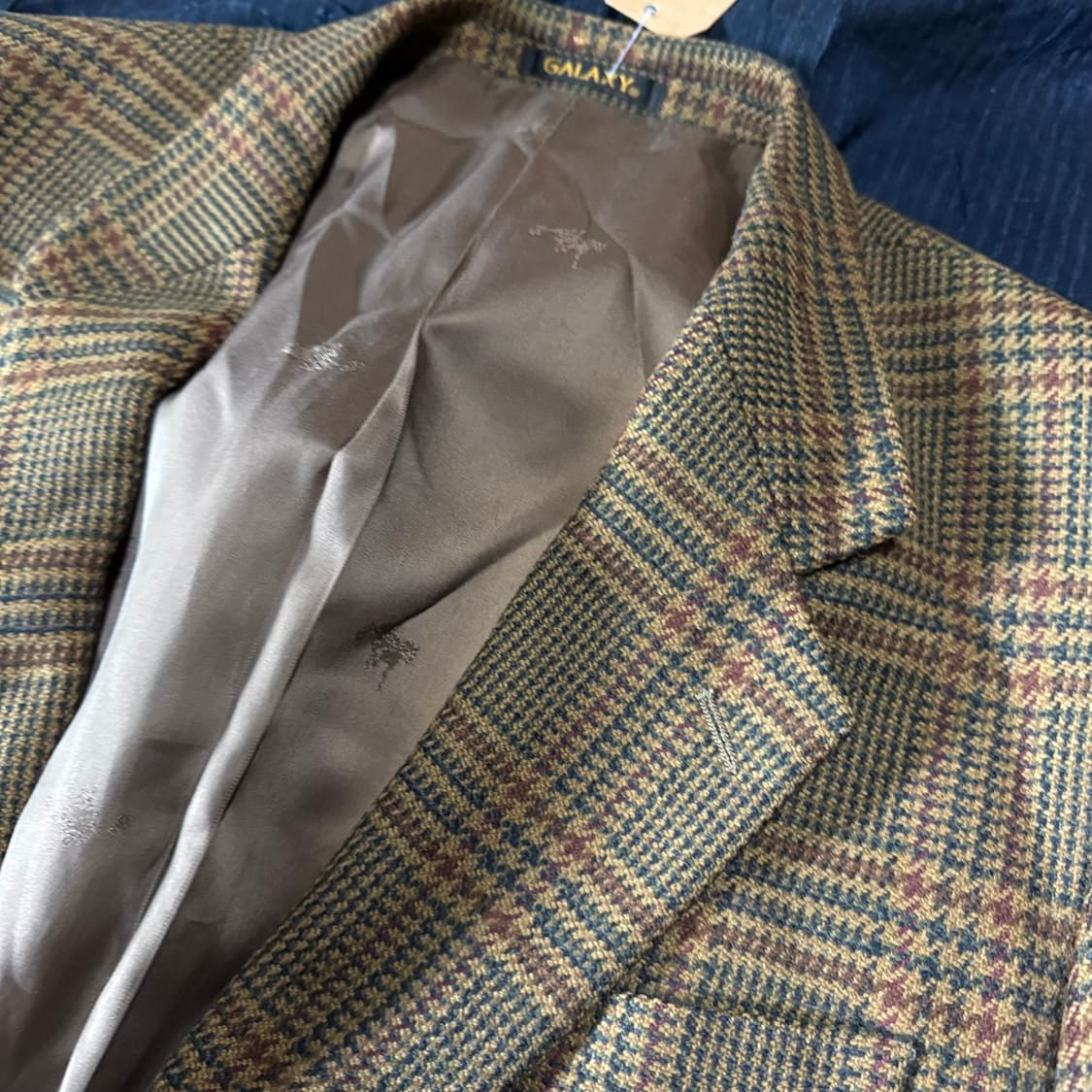 갤럭시 글렌 체크 울 자켓 103-105 상품이미지2