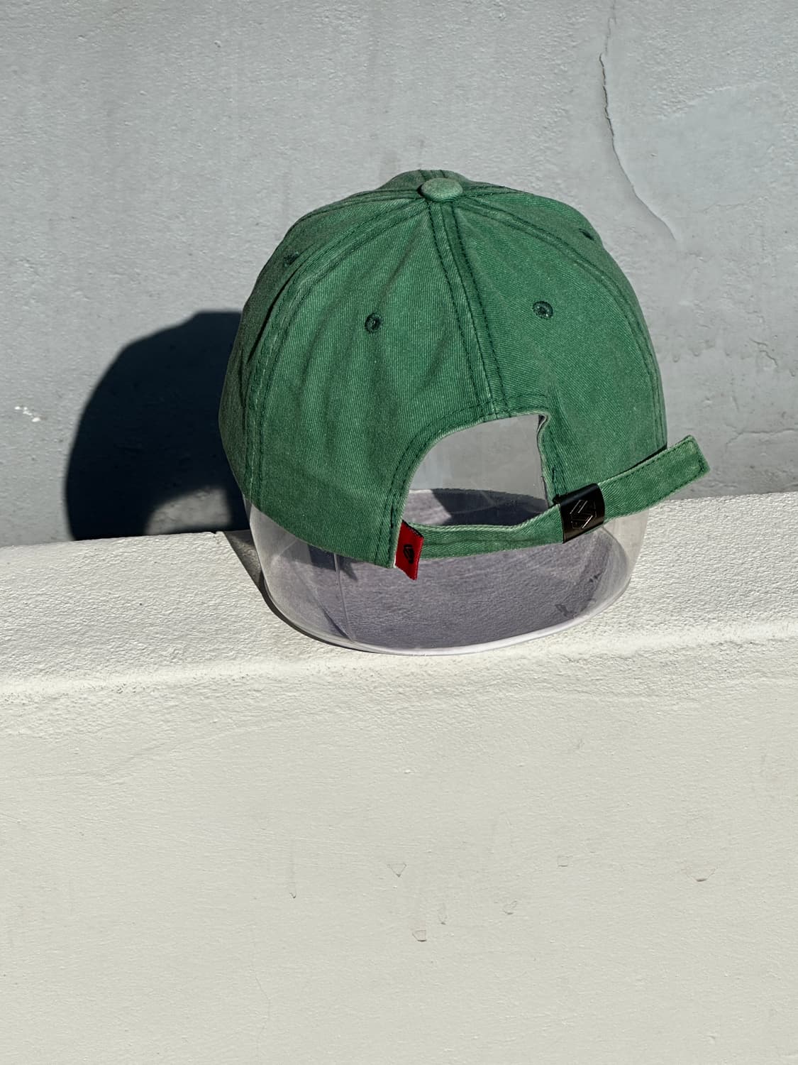[F] 빈티지 로고 그린 볼캡 모자 상품이미지4