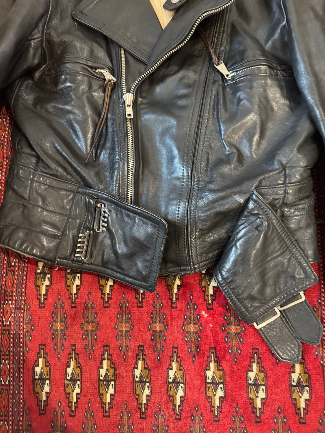 70s 빈티지 독일 바이커 자켓 상품이미지4