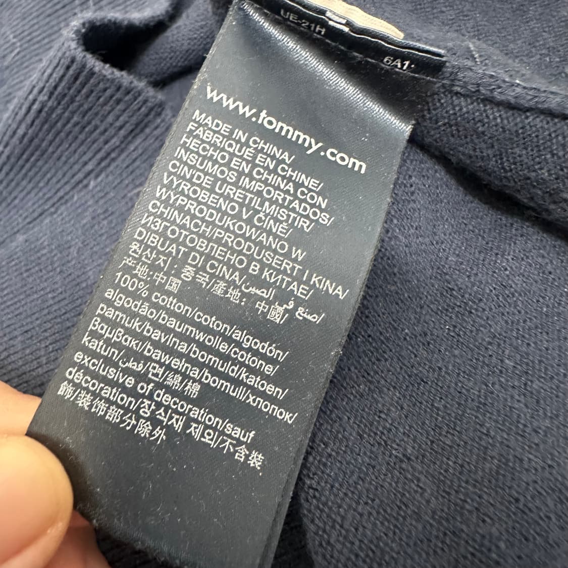 TOMMY JEANS 타미진스 니트 네이비 XL 상품이미지8