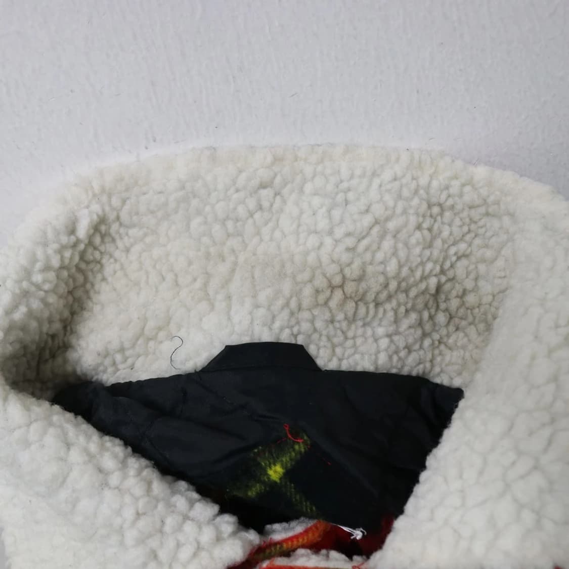 90'S DOFF HOUSE 체크 뽀글이 셔츠 자켓 63829 상품이미지7