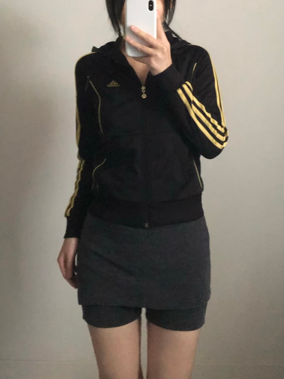 아디다스 골드 사이드라인 후디 져지 상품이미지1