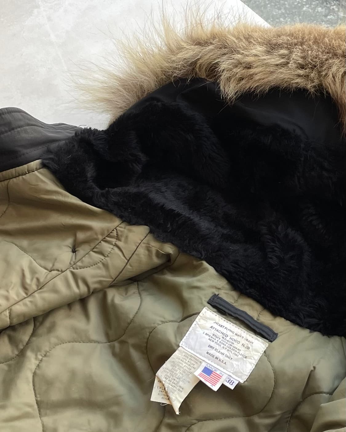 90‘s USA Spiewak N2b Fight jacket 스피왁 상품이미지8