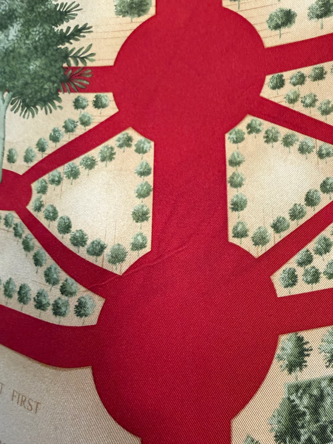 버버리 런던 실크 가든 맵 프린트 스카프 베이지 상품이미지8