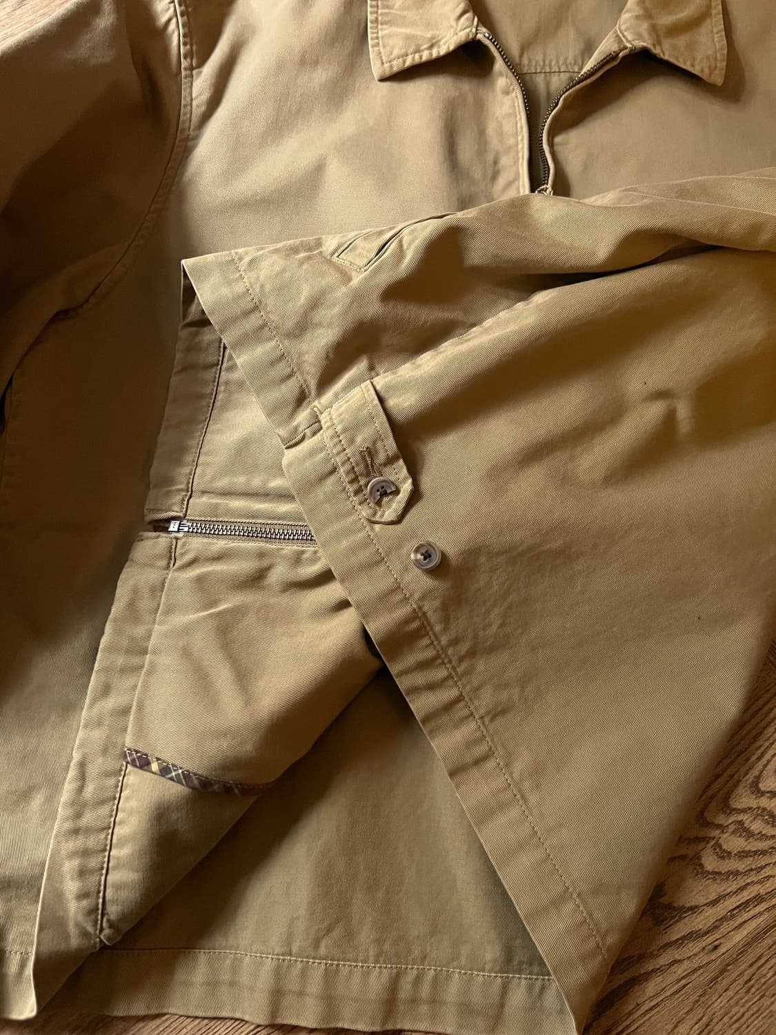 [XL]폴로 랄프로렌 체크 디테일 베이지 베이포트 자켓 상품이미지6