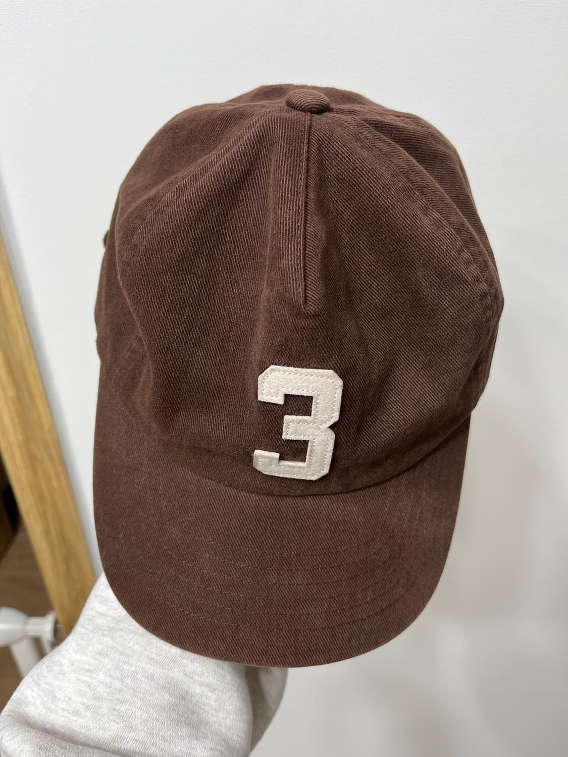 컬렉트피시스 쓰리 5패널 캡 브라운 상품이미지3