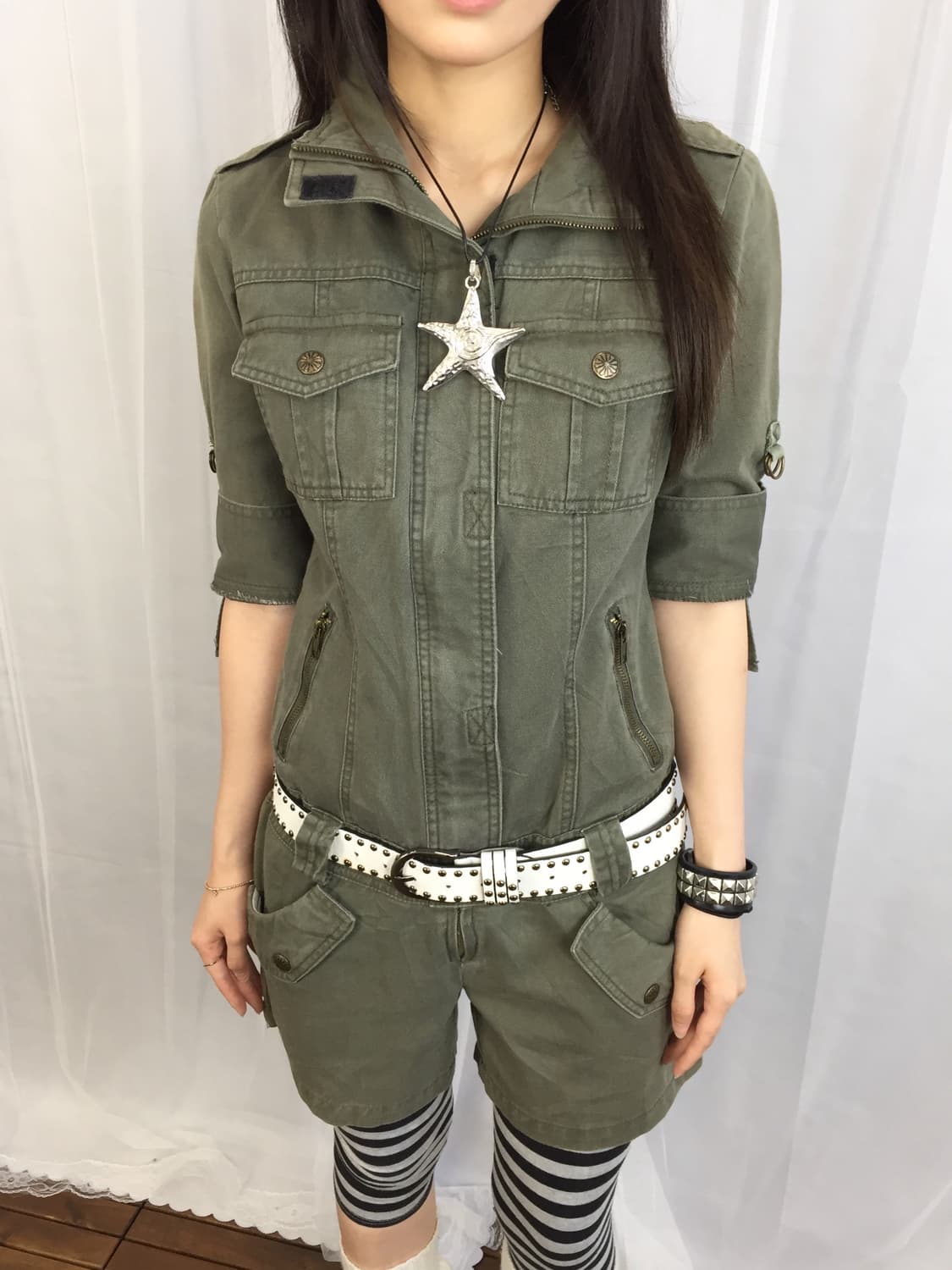 JPN L.A. Khaki Military Jumpsuits 상품이미지1