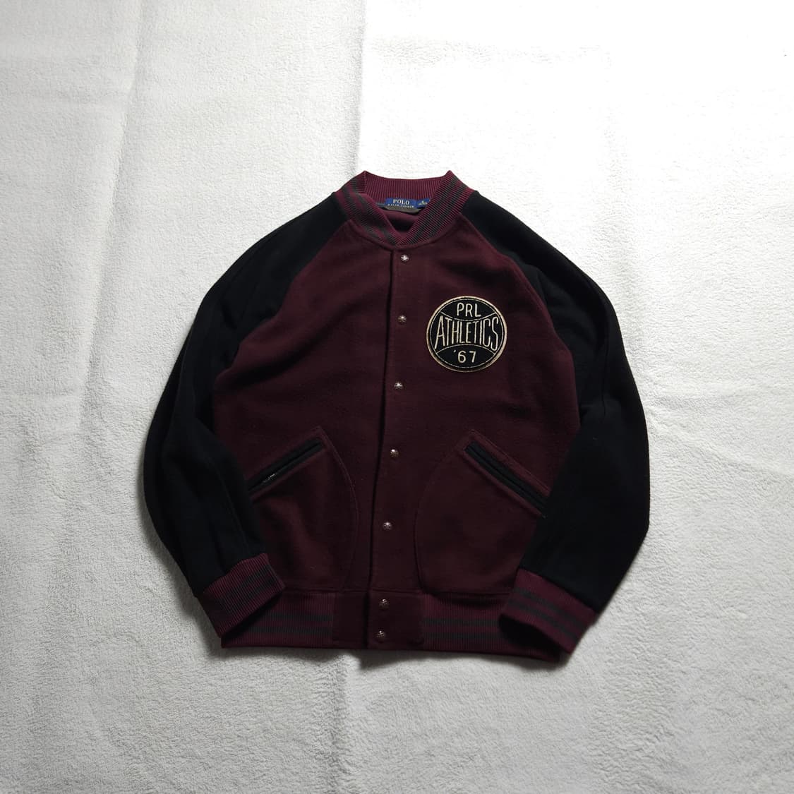 폴로 랄프로렌 PRL 패치 로고 바시티 자켓 상품이미지1