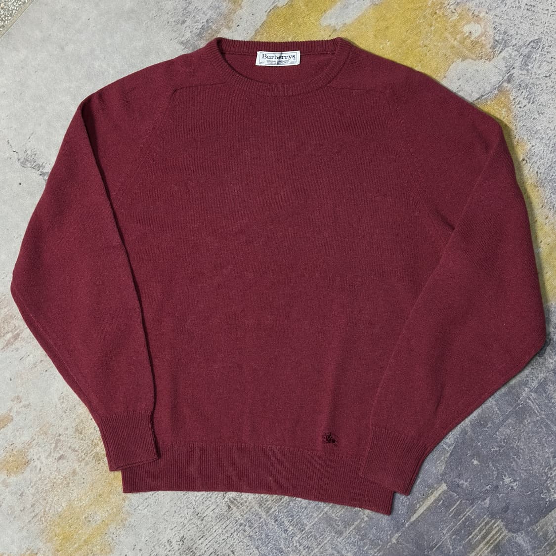 버버리 90s 램스울 니트 L 상품이미지1