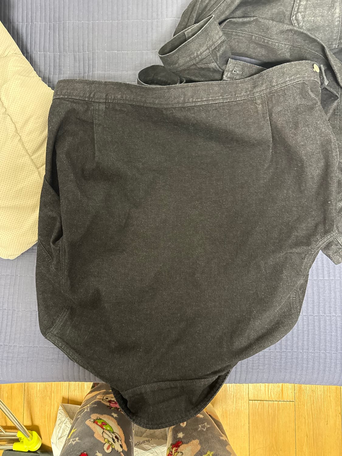 포스트아카이브팩션 데님 인디고 셋업 판매합니다 둘다m사이즈 상품이미지4