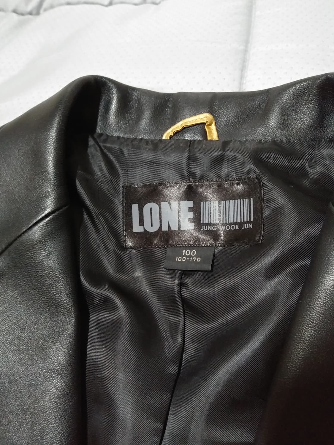 LONE 정욱준 준지 램스킨 양가죽 블레이저 자켓 100 상품이미지3