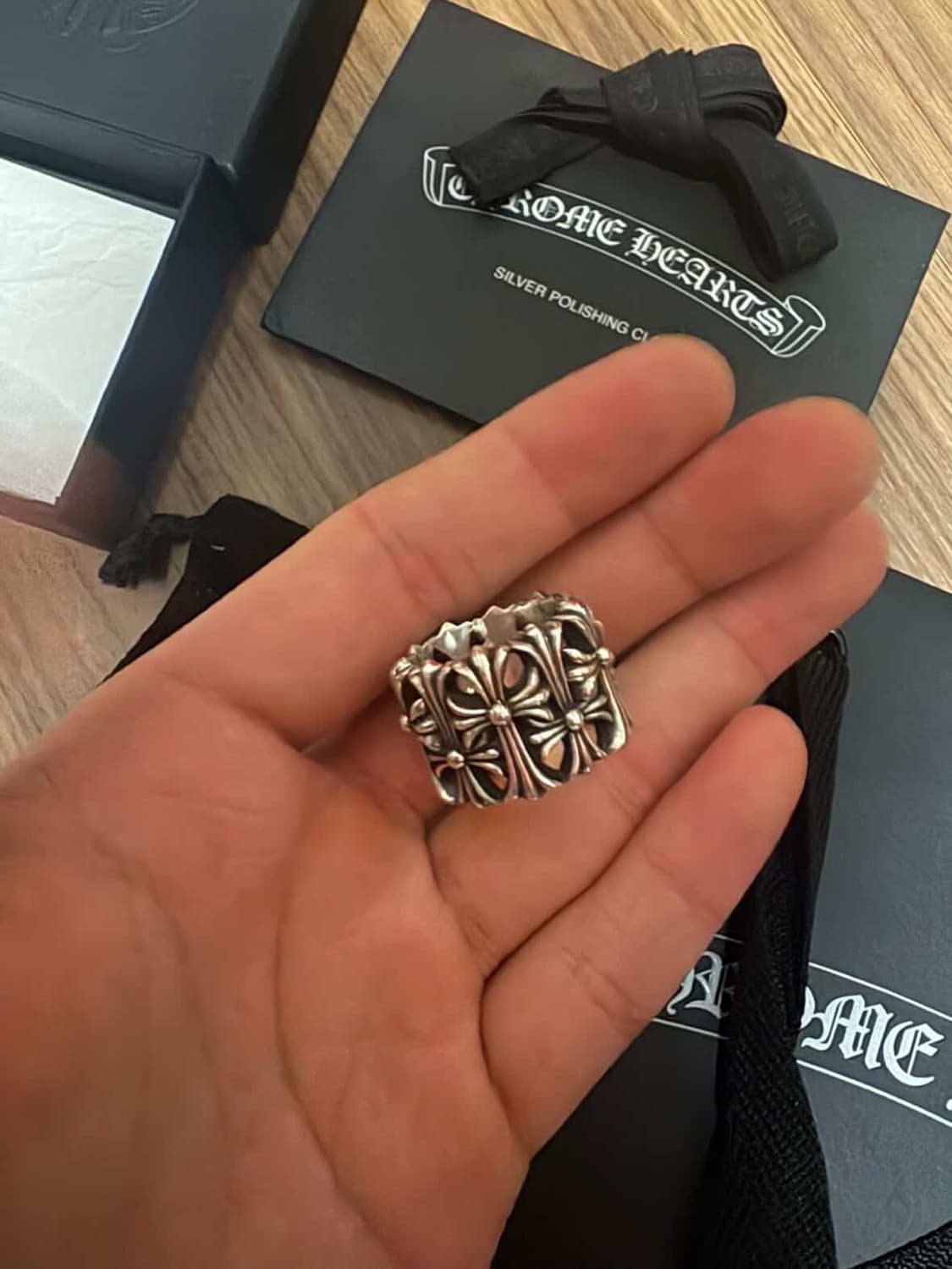 크롬하츠 세메터리링 19호 풀박스 상품이미지1