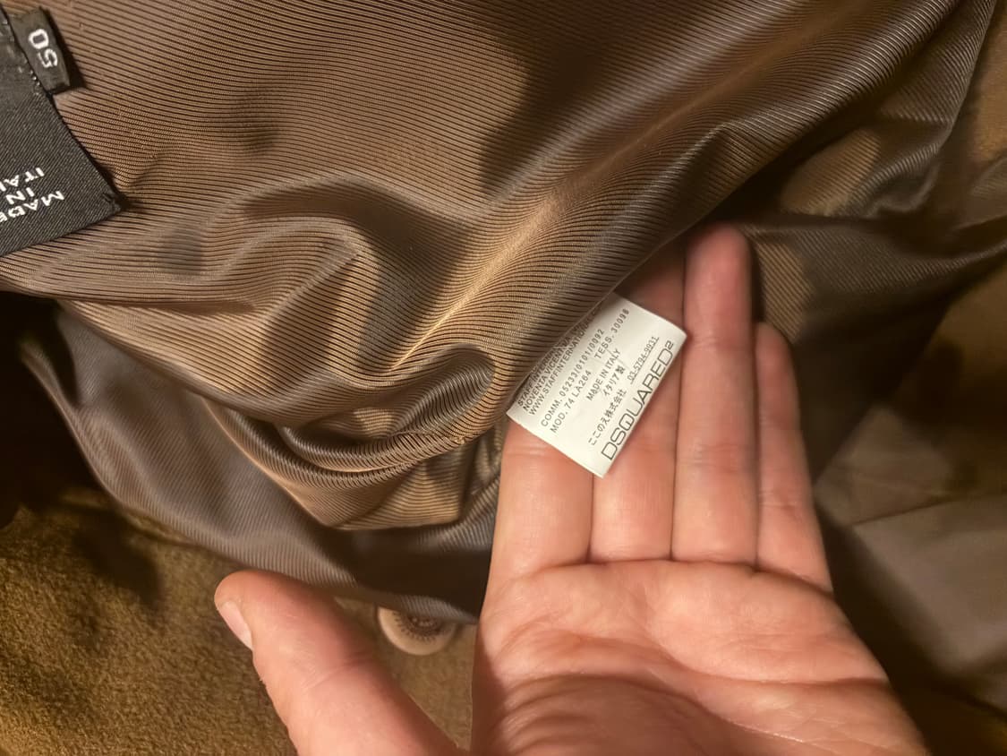 DSQUARED2 CONTRAST COLLAR MID COAT 상품이미지8