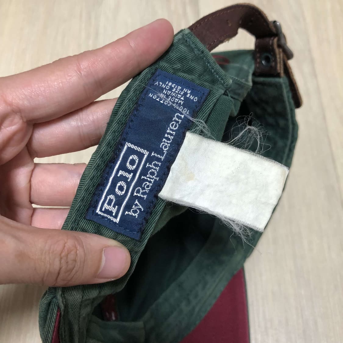 (ONE SIZE) 90's 폴로 랄프로렌 대만제 포니로고 선페이딩 볼캡 상품이미지6