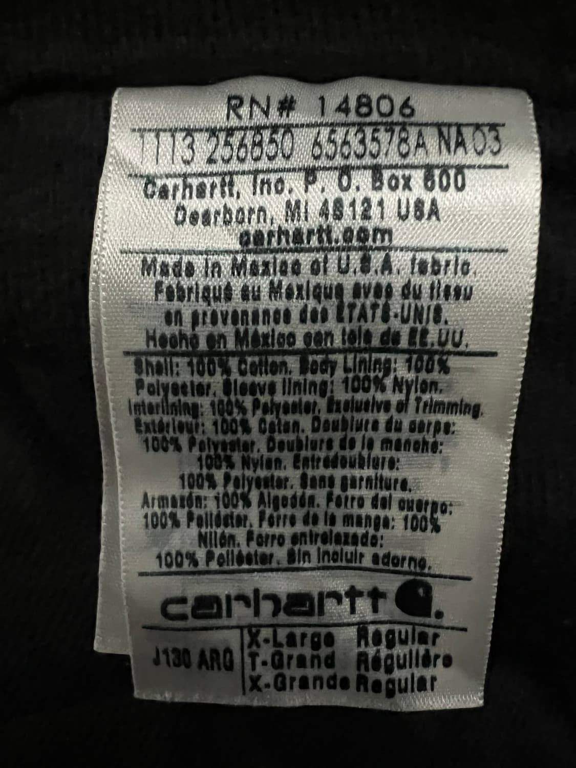 (XL) 칼하트 덕 액티브 후드자켓 J130 ARG 아미그린 상품이미지5
