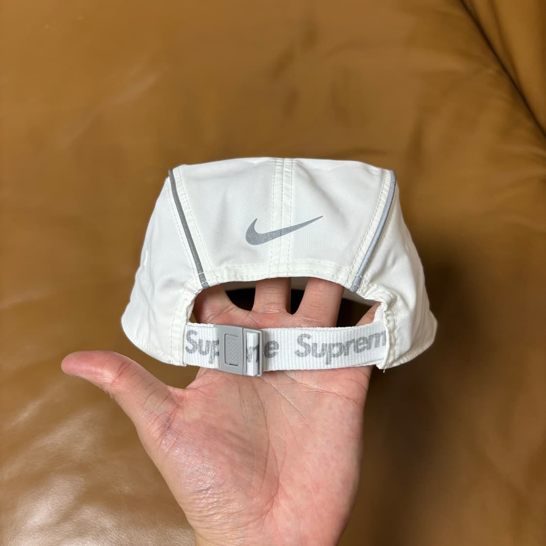 (Supreme x Nike) 슈프림x나이키 에어맥스 화이트 캠프캡 모자 상품이미지7