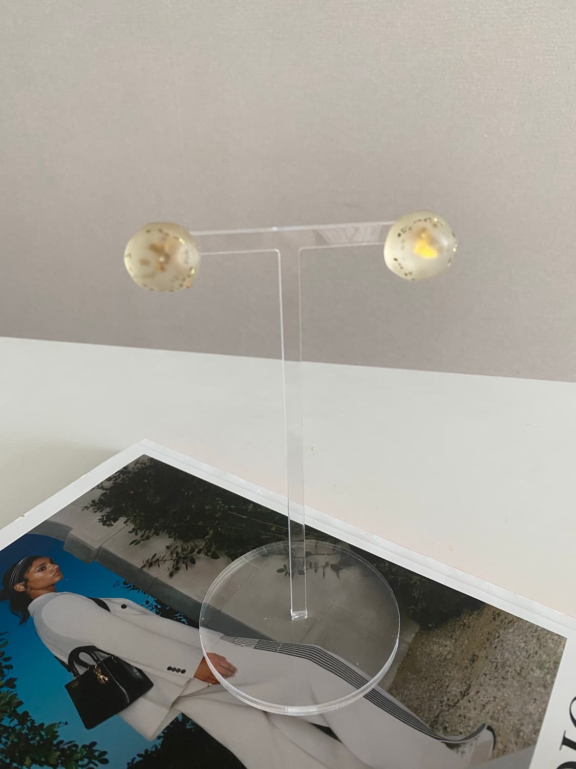 금박 포인트 빈티지 귀찌 귀걸이 상품이미지10