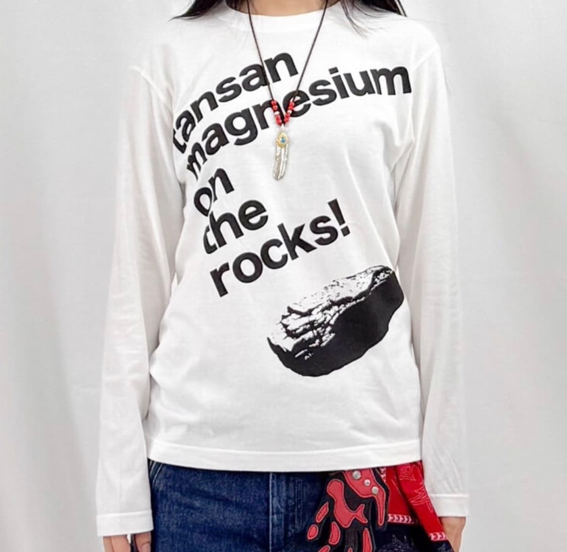 탄산마그네슘 on the rocks! 롱슬리브 블랙 상품이미지2