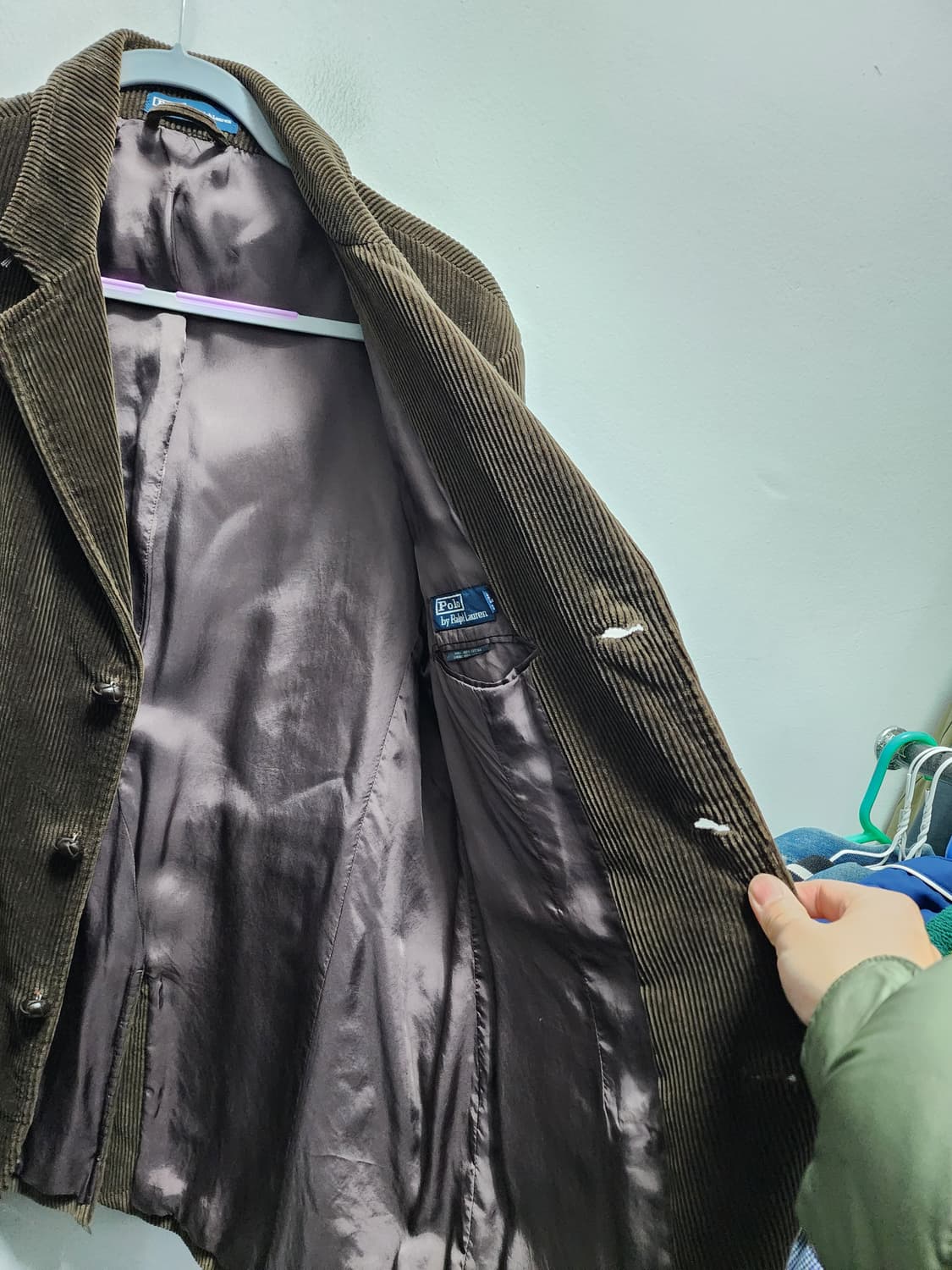 폴로 랄프로렌 MACAU 3버튼 코듀로이 블레이저 상품이미지8