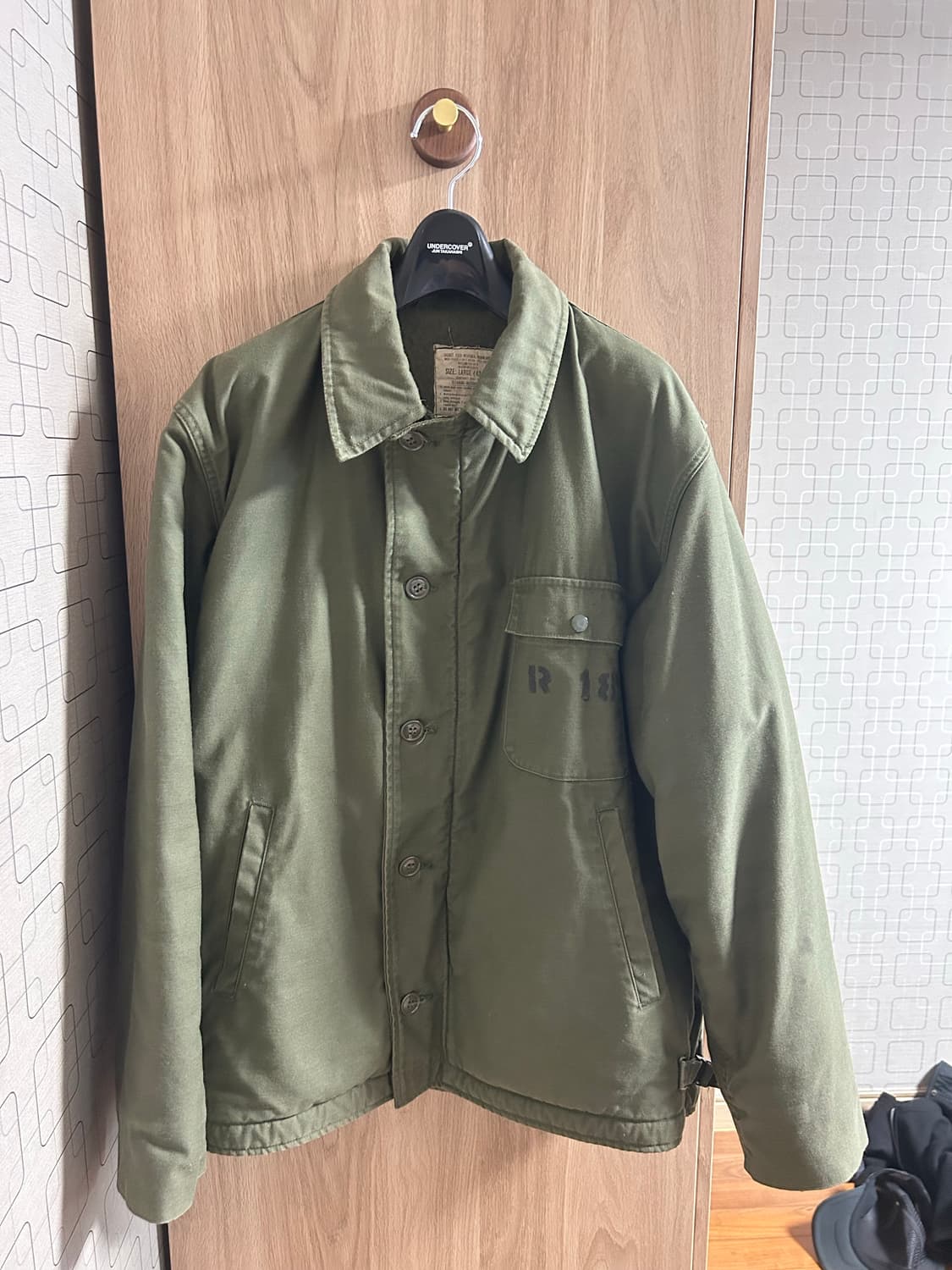 80s USA 미군 A2 덱자켓 상품이미지1