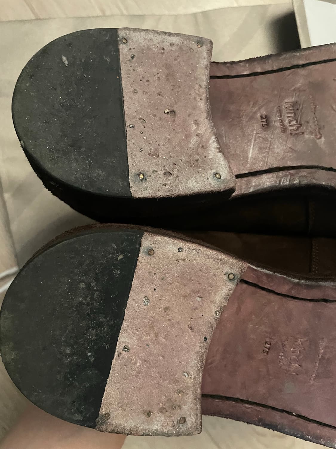 킨치 810a 브라운 스웨이드 로퍼 상품이미지6