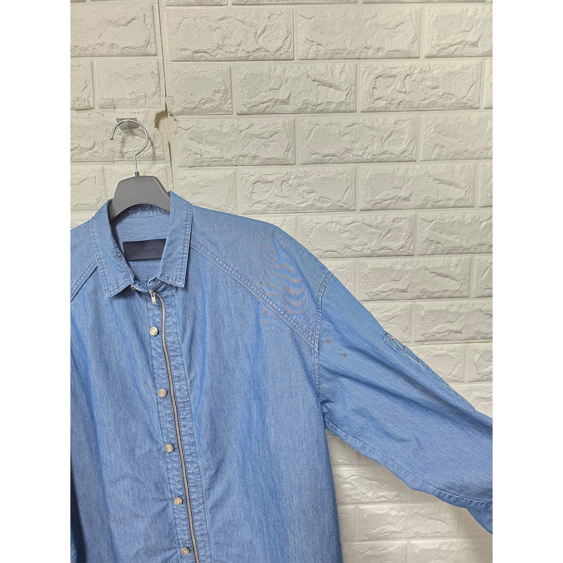 택포) 준지 juun.j 데님 셔츠 L 상품이미지3