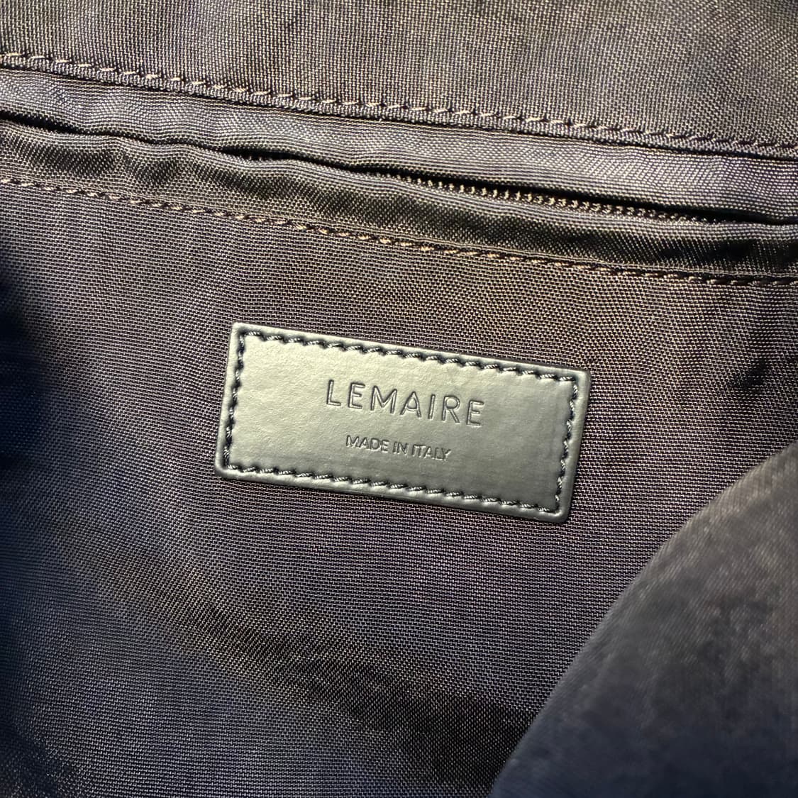 르메르 라지 소프트 게임백 나일론 캔버스 다크 초콜릿  상품이미지2